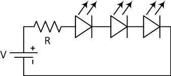 LED Resistor series circuit